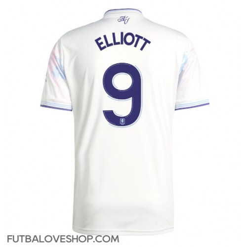 Dres Aston Villa Harvey Elliott #9 Tretina 2025-26 Krátky Rukáv